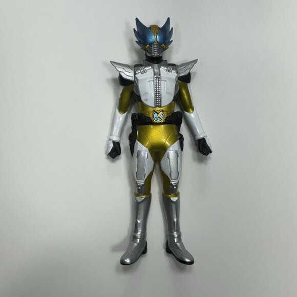 Kamen Rider Den-O Hero Series Wing Form Bandai Sofubi 2007 ITAT 7” - Picture 1 of 6